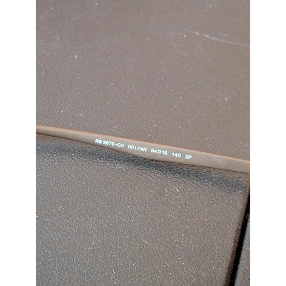 Ray Ban RB 3670CH 001AN Gold Brown Glass Polarized Sunglasses FRAMES ONLY